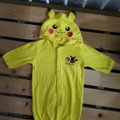 退院着　出産準備　ピカチュウ　ロンパース　ベビー服　出産用品