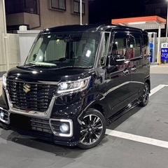 スズキ スペーシア カスタム ハイブリッド 令和1年です 距離5万です