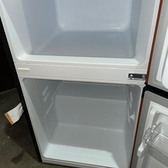 ♦︎お引渡し完了♦︎★人気のダークウッド★ノンフロン冷凍冷蔵庫 一人暮らし 2ドア 安い  おしゃれ 静か 小型 87L 二人暮らし★PRC-B092Dの画像