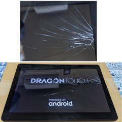 🧧タブレット🧧Dragon Touch NotePad K10  ❌️液晶面割れ有り❌️ジャンクの画像