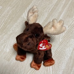 ty Beanie Baby ★ Zeus ヘラジカ 希少　ハングタグ付きの画像