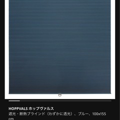IKEA HOPPVALS ホップヴァルス 100x155 ブルー