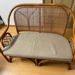 レトロ　ロッキングチェア2人掛けの画像