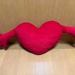 未使用　IKEA　 ハート　クッション　ぬいぐるみ