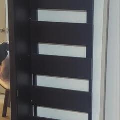 パーテーションラダー　突っ張りウォールラックの画像