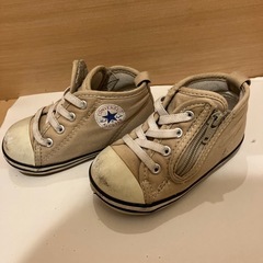 コンバース　ベビーシューズ　ベージュ　13.0cm