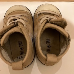 コンバース　ベビーシューズ　ベージュ　13.0cmの画像