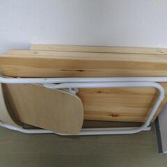 無印良品　折りたたみテーブル　椅子　セットの画像