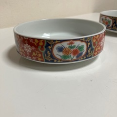 有田焼 飛鳥窯 中皿 ×2枚、小皿×1枚　アンティーク レトロの画像