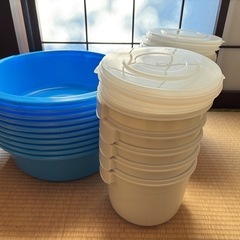 味噌作り教室に！タライと仕込み桶（4kgまで）10セット