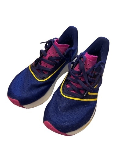 ニューバランス NAVY PINK 23.5cm ランニングシューズ ★ 美品