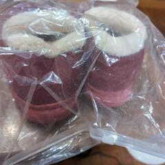 未使用のボアスリッパブーツ＊パープルピンク！！可愛らしい(*^^*)の画像