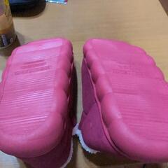 未使用のボアスリッパブーツ＊パープルピンク！！可愛らしい(*^^*)の画像