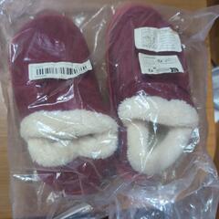 未使用のボアスリッパブーツ＊パープルピンク！！可愛らしい(*^^*)の画像