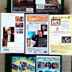 洋画ビデオテープ７本の画像