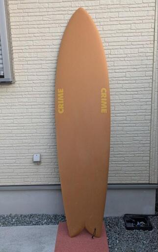 crime サーフボード 5.7 美品 CRIME サーフボード KEEL FISH 5.7