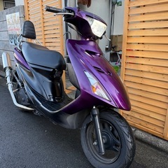 アドレスv125 ss 超ロングマフラー カスタム車両