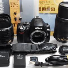 ☆色に輝きをキャッチ☆NIKON D60ダブルズームキット☆オマケ付き☆