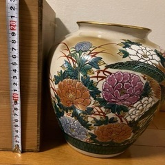 九谷焼 花器 花瓶 未使用 箱付きの画像