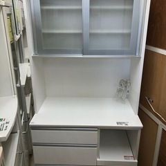 ニトリ食器棚 100cm｜北欧デザイン・ソフトクローズ・クリーニング済
