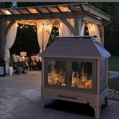 コストコ購入ファイヤーピット（本格的焚き火台）の画像