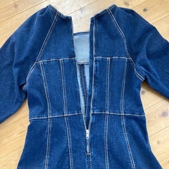 ZARA ザラ　デニムワンピース の画像