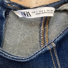 ZARA ザラ　デニムワンピース の画像