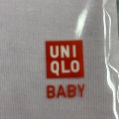 UNIQLO HEATTECH ベビー長袖シャツ 80サイズ 薄紫の画像