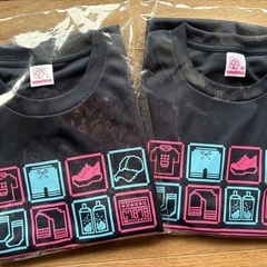 NAHAマラソンTシャツ2枚&ナイロンバッグ 