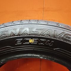 DUNLOP ENASAVE EC204 185/60R15 15インチ 夏タイヤ 22年製 バリ溝 ヤリス ヴィッツ フィット シエンタ等　(KTG163)の画像