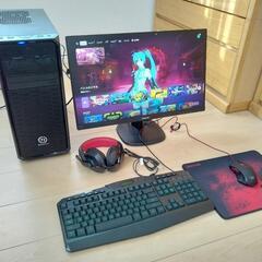 ゲーミングパソコンフルセット　i7-6700/GTX1060-3GB/SSD256GB/24インチモニター