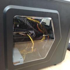 ゲーミングパソコンフルセット　i7-6700/GTX1060-3GB/SSD256GB/24インチモニターの画像