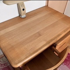 値下げ交渉OK　飛騨産業　デスク5点セットの画像