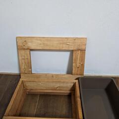 【限定２台】メダカビオトープBOX・小さな家庭菜園BOXの画像