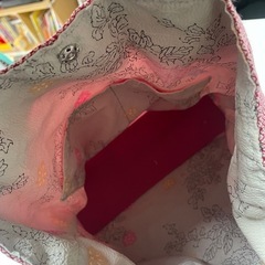 着物の生地で作った手作りバッグ2の画像