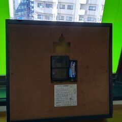 【日本製・掛け時計】シチズン水晶時計　※新しい電池2個付けますの画像
