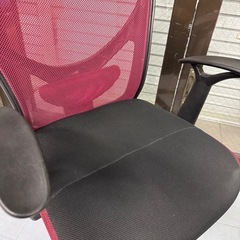 オフィスチェア デスクチェア チェア 椅子 キャスター付き シンプル おしゃれ モダン ワイン レッド No2970の画像