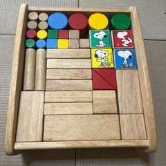 スヌーピー積み木