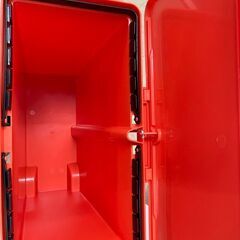 ゴミ箱　No.836　オレンジ　分別ペダルペール　33L　ライクイット　【リサイクルショップどりーむ荒田店】の画像