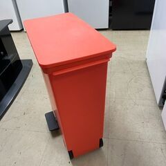ゴミ箱　No.836　オレンジ　分別ペダルペール　33L　ライクイット　【リサイクルショップどりーむ荒田店】の画像