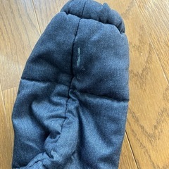 ダウンパーカージャケットグレー140サイズの画像
