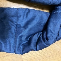 ダウンパーカージャケット紺色140サイズの画像