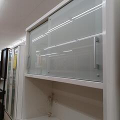 ★ジモティー割あり★2枚扉オープンボード　松田家具　NA/WH　 高さ(H)197cm× 幅(W)117cm× 奥行(D)49cm【joh3983】