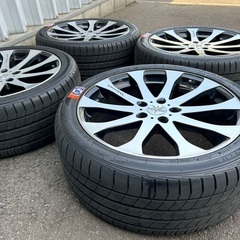 245/40R19ダンロップ4本夏タイヤ＆ホイール付19インチ