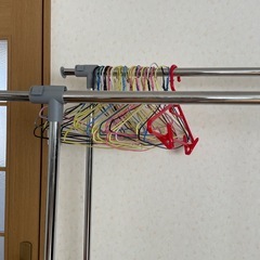 ハンガーラック収縮&引出し付の画像