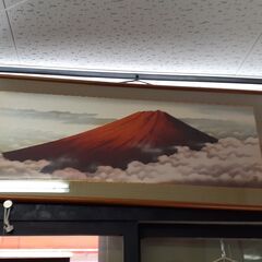 赤富士横額　正峯作　【引取限定】