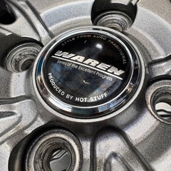 「商談中」⑩155/65R14 新品冬用タイヤ4本と中古美品ホイールとナット付きの画像