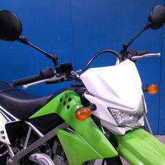 KAWASAKI KLX125 緑 エンジン始動動画 自賠責保険で乗れます 半額配送キャンペーン 期間限定 現状渡し諸経費￥0- 横浜 P-Yardの画像