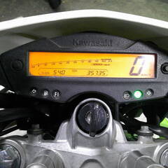 KAWASAKI KLX125 緑 エンジン始動動画 自賠責保険で乗れます 半額配送キャンペーン 期間限定 現状渡し諸経費￥0- 横浜 P-Yardの画像