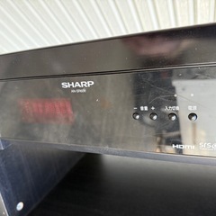 SHARP シアターラック AQUOS オーディオ ブラックの画像